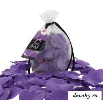 Секс шоп (интим магазин) романтическая сказка с саше из лепестков Роз Lovers Previum Rose Petels Purple