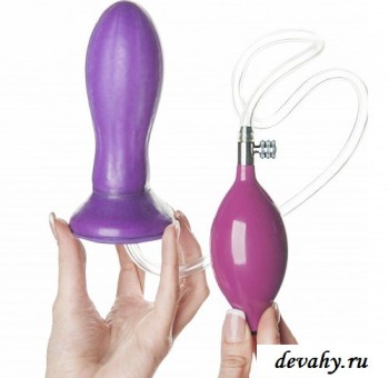 Секс шоп (интим магазин) Увеличивающийся в размерах анальный стимулятор Gapers Organic (Purple)