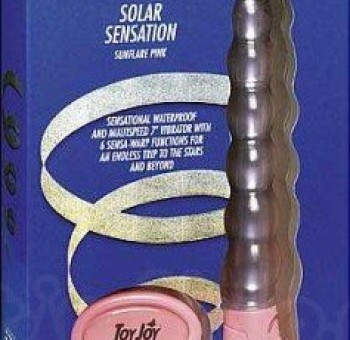 Секс шоп (интим магазин) Уникальный секс товар мультискоростной вибратор Solar Sensation Sunflare Pink