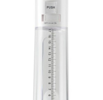 Секс шоп (интим магазин) Мужская радость, автоматическая Вакуумная Помпа с Вибростимуляцией Pump Worx MEGA-VAC Power Pump