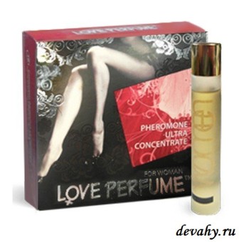 Секс шоп (интим магазин) Сладкий концентрат Феромонов LOVE PERFUME для женщин, 10 мл
