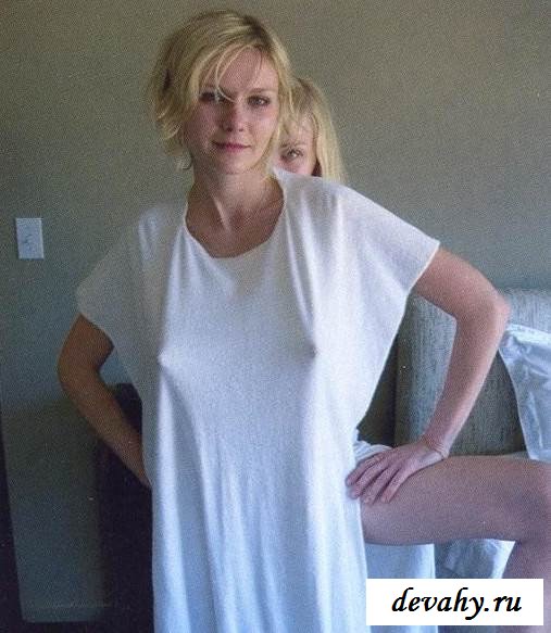 Обнаженные сиськи Кирстен Данст (эротика)