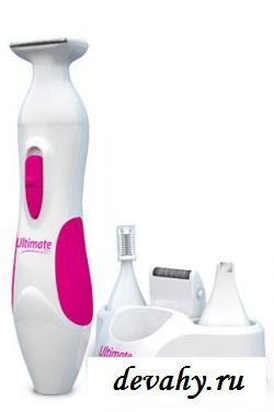 Прикольный триммер для Интимных Зон Ultimate Personal Shaver - Women женский белый