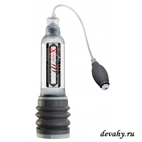 Мужская уверенность в гидронасосе Bathmate Hydromax X30 Xtreme Crystal Clear для Увеличения Члена