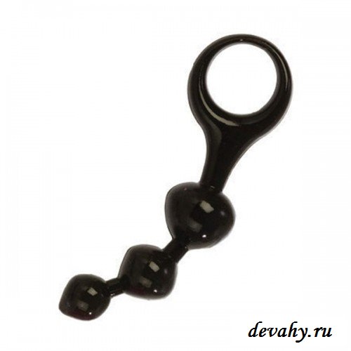Интимные анальные бусы Ultimate X-10 Black