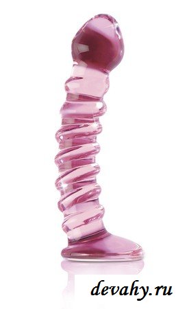 Эротический изогнутый стимулятор из Стекла Icicles №28