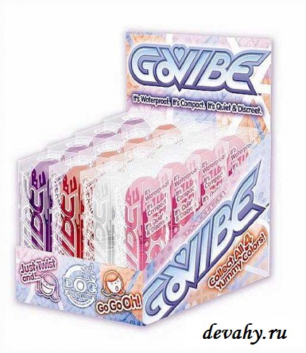 Возбуждающий мини-вибратор Go-Vibes Display (16 штук)