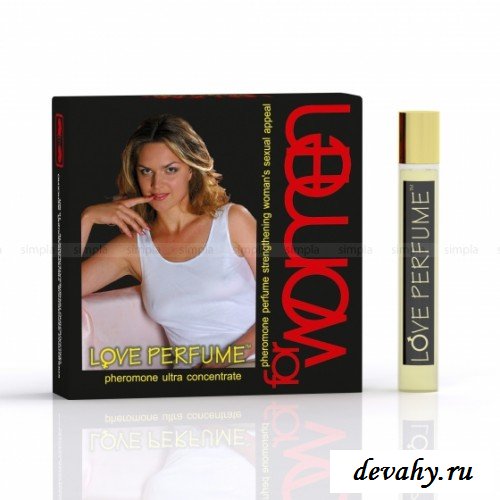 Концентрат Феромонов LOVE PERFUME для женщин, 10 мл для большей сексуальной привлекательности