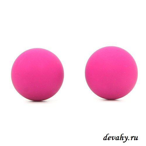 Шикарные вагинальные Шарики Silicone Ben Wa Balls, розовые