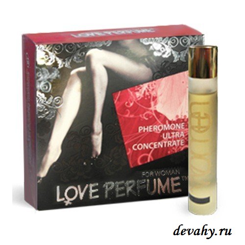 Сладкий концентрат Феромонов LOVE PERFUME для женщин, 10 мл