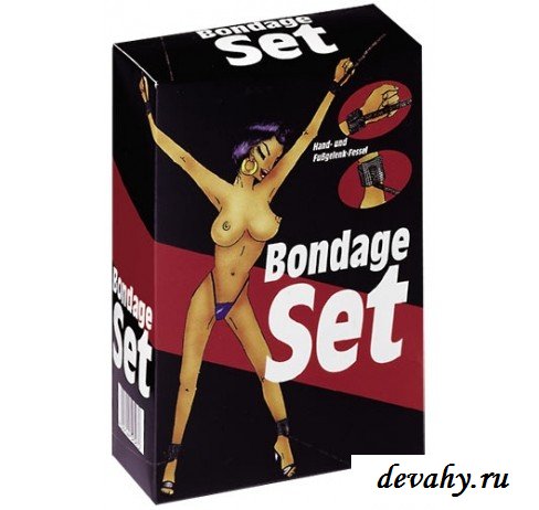 Наручники с Кандалами Bondage Set для развратных игр