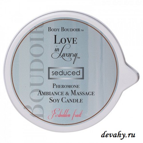 Массажная свеча с феромонами BODY BOUDOIR Запретный плод