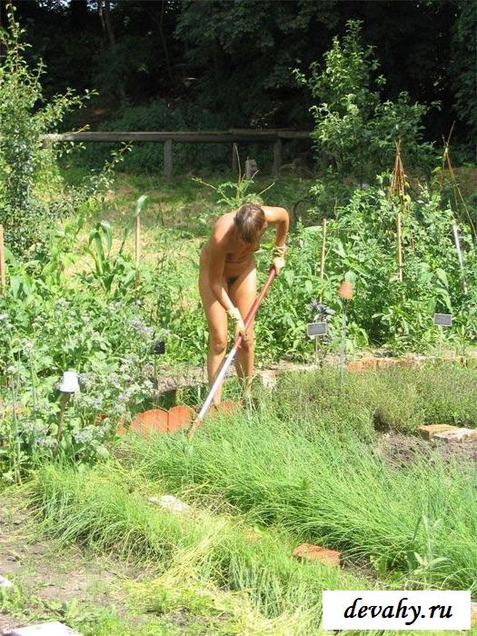 Частные снимки голых баб на даче