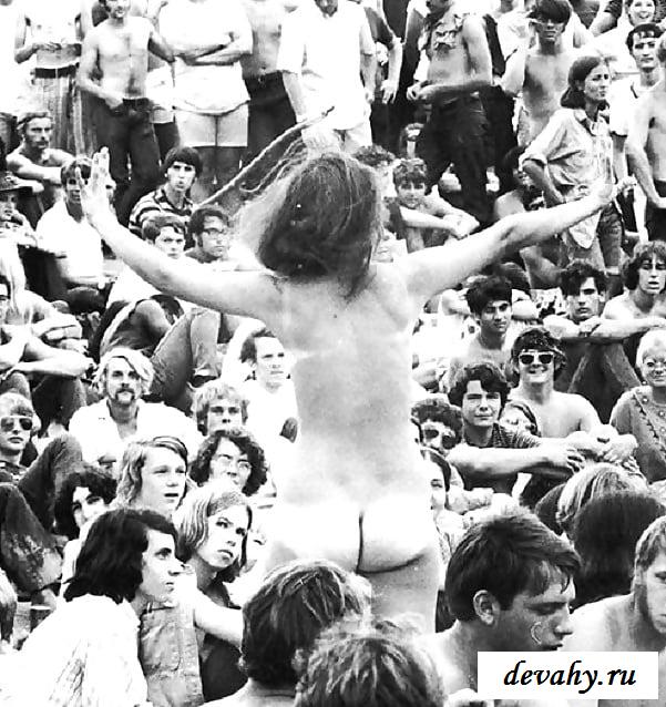 Уникальные ретро-фотографии обнаженных хиппи