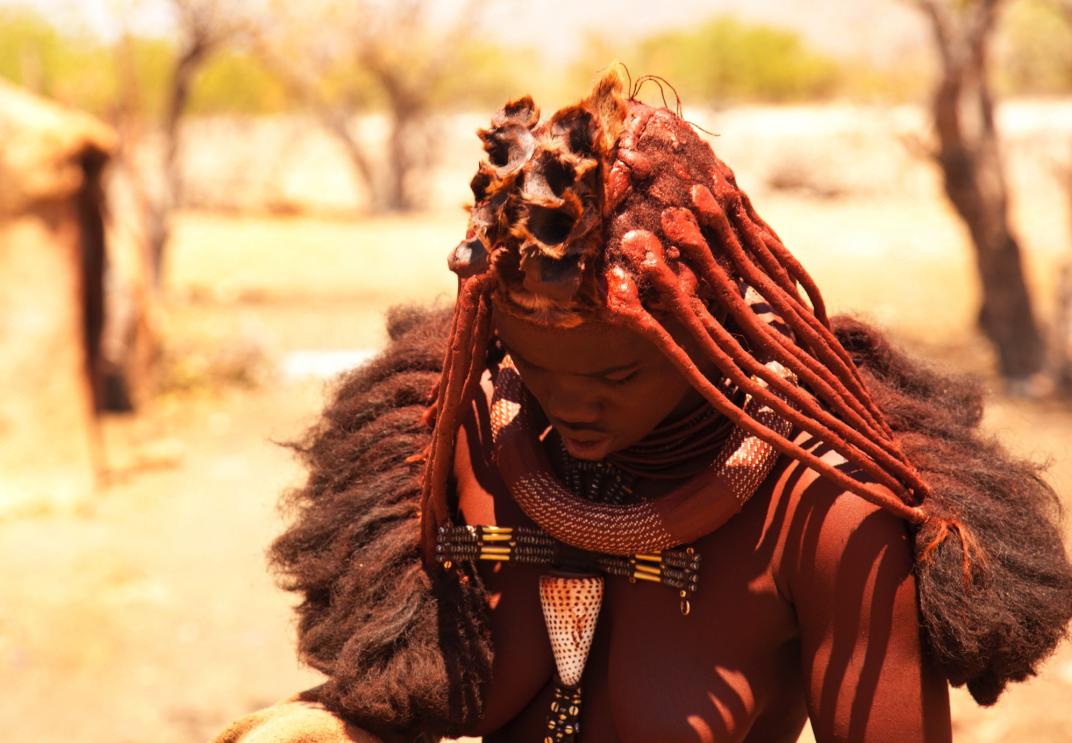 Намибия.племя Химба голые